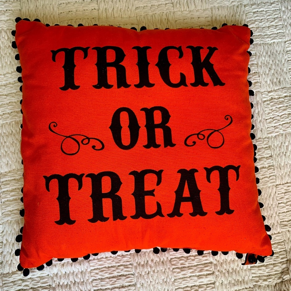 Stratford Home Trick or Treat Halloween Pillow